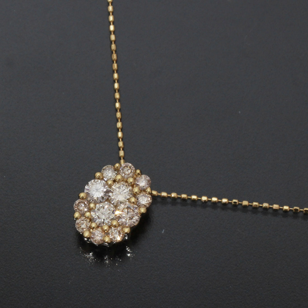 GSTV Necklace Diamond Adjuster Yellow Gold